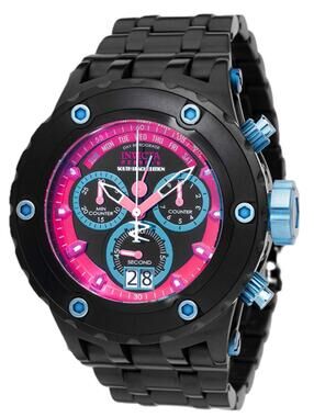 Invicta Reserve South Beach Swiss Ronda 8040.N Watch - 52mm, Blue, Black (48608)